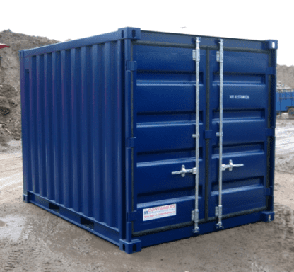 9ft opslagcontainer blauw