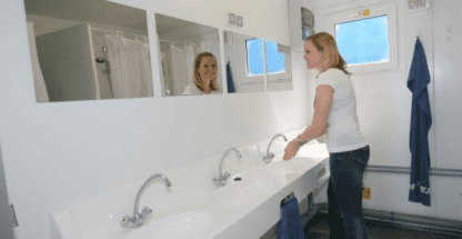 Nieuwe 20ft Sanitair container met slede - Afbeelding 5