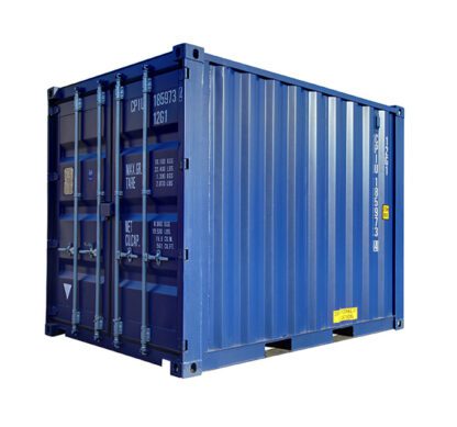 Eerste reis 10ft zeecontainer standaard