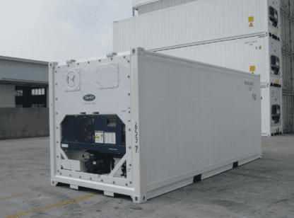 Eerste reis 20ft reefer (met werkende motor)