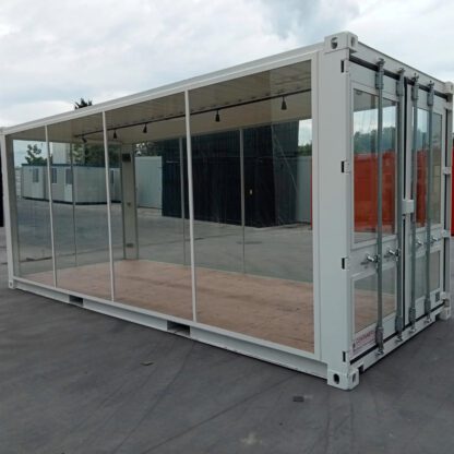 glascontainer met wit