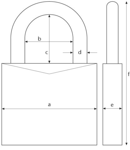 Abus® 70IB/45 Aqua Safe hangslot - Afbeelding 3