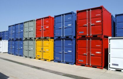 Nieuwe 8ft Opslagcontainer (CTX) rood - Afbeelding 2