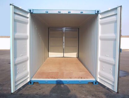 Eerste reis 20ft double door zeecontainer