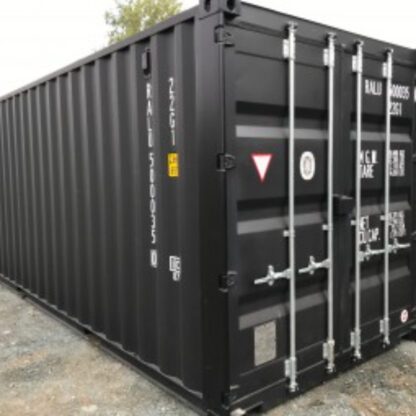 Eerste reis zwart 20ft zeecontainer standaard