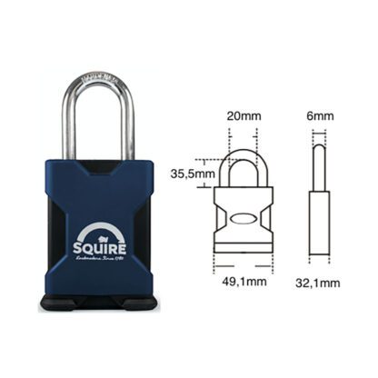Squire® Stronghold SS45S hangslot - Afbeelding 2