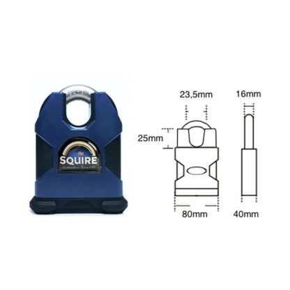 Squire® Stronghold SS80CS hangslot - Afbeelding 2