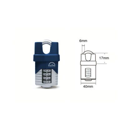 Squire® Vulcan Combi 40CS cijferhangslot - Afbeelding 2