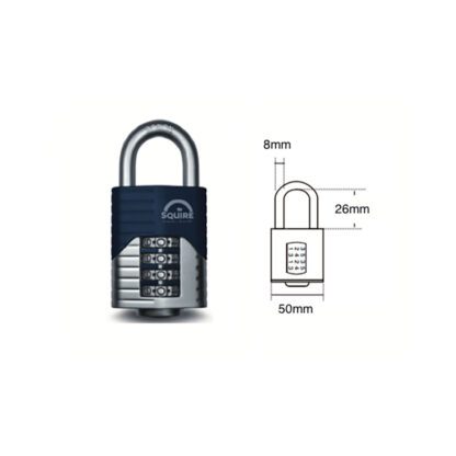 Squire® Vulcan Combi 50 cijferhangslot - Afbeelding 2