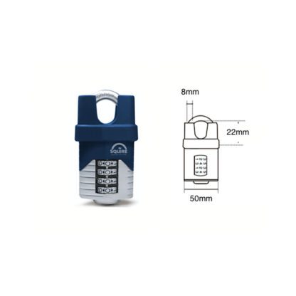 Squire® Vulcan Combi 50CS cijferhangslot - Afbeelding 2
