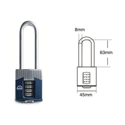 Squire® Warrior Combi 45/2,5 cijferhangslot - Afbeelding 2