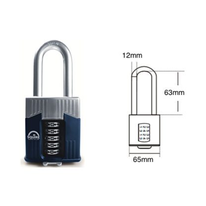 Squire Warrior Combi 65/2,5® cijferhangslot - Afbeelding 2