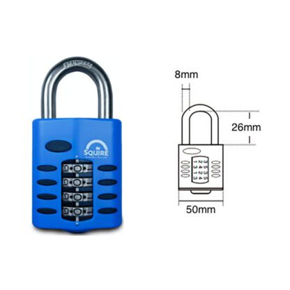 Squire® CP50S Marine Cijferhangslot - Afbeelding 2