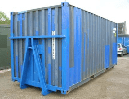 Tweedehands 20ft  zeecontainer met slede - Afbeelding 2