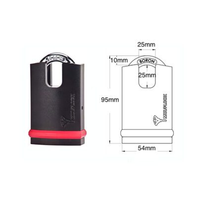 Mul-t-lock® hangslot E serie Cad. NE10H - Afbeelding 2
