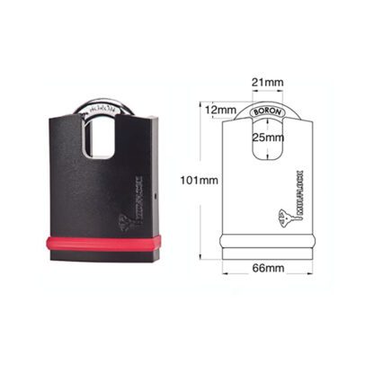 Mul T Lock® hangslot E serie Cad. NE12H - Afbeelding 2