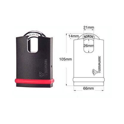 Mul T Lock® hangslot E serie Cad. NE12H - Afbeelding 4